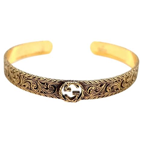 gucci gold bangle bracelet|gucci bangle bracelet sale.